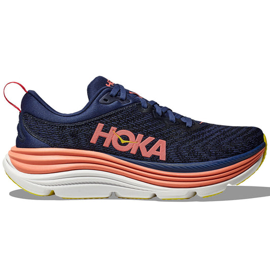 Women's Hoka Gaviota 5, Evening Sky/Coral, 10.5 B Medium