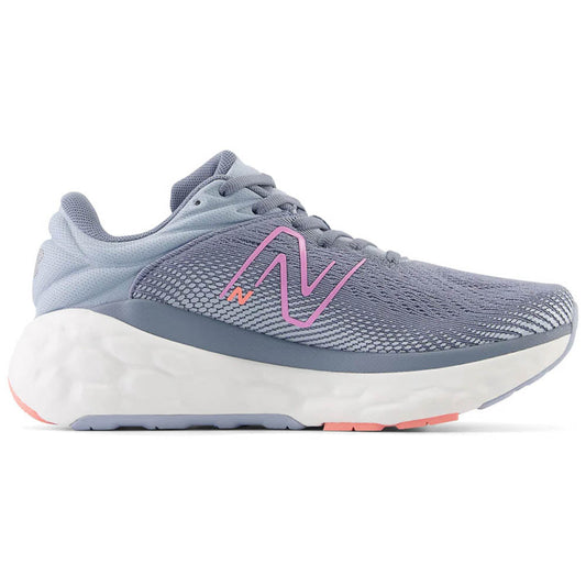 Women's New Balance Fresh Foam X 840v1, Arctic Grey/Raspberry, 7 2E Extra Wide
