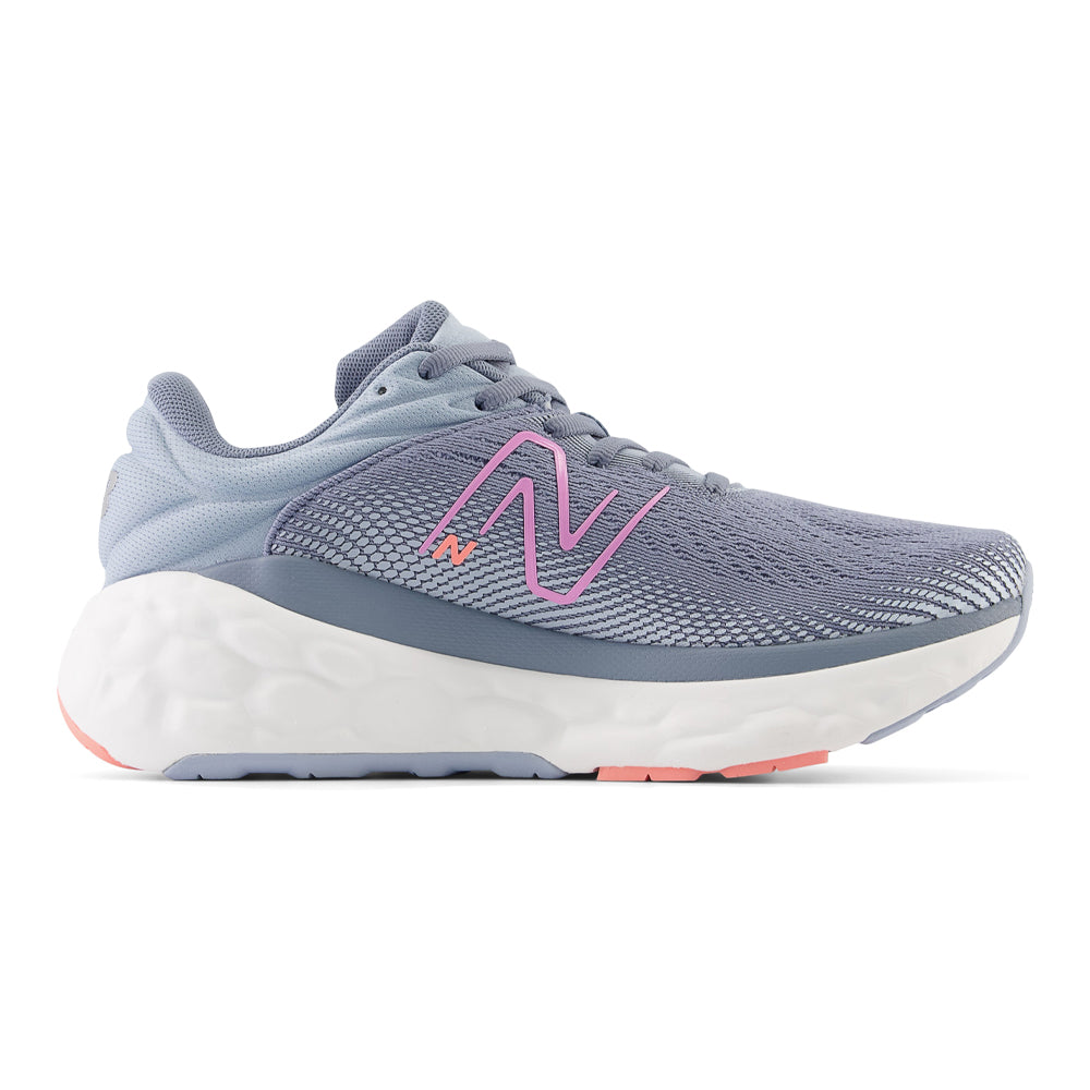 Women's New Balance Fresh Foam X 840v1, Arctic Grey/Raspberry, 7 B Medium