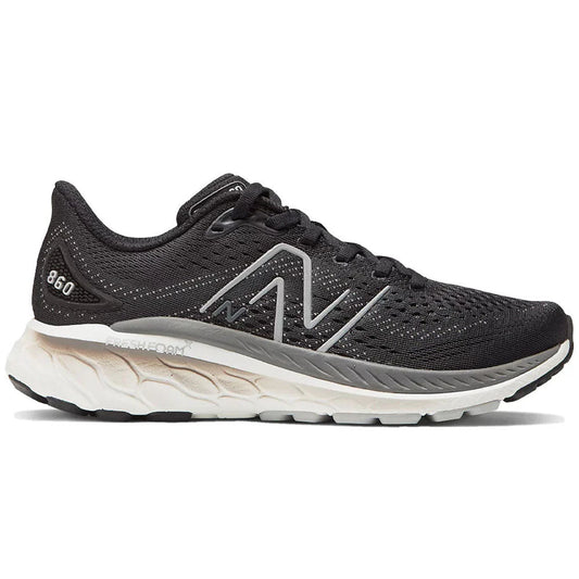 Women's New Balance Fresh Foam X 860v13, Black/Castlerock, 6 D Wide