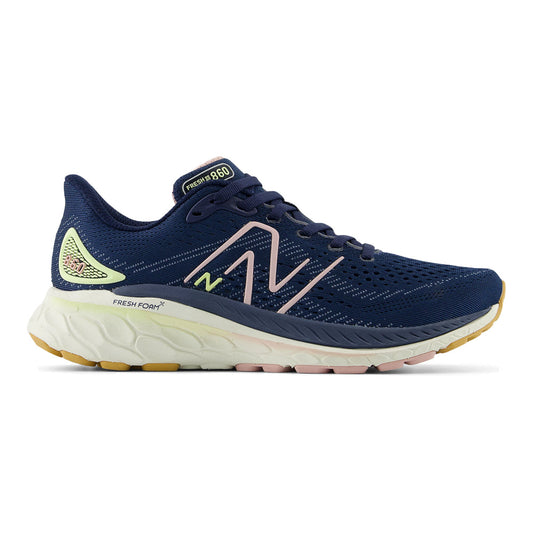 Women's New Balance Fresh Foam X 860v13, NB Navy/Orb Pink/Vintage Indigo, 7 D Wide