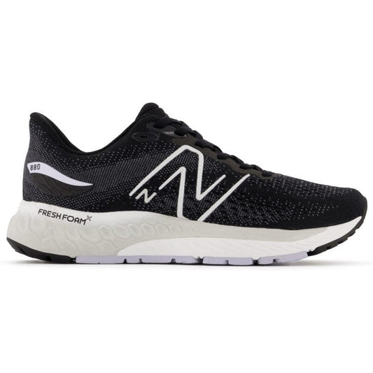 Women's New Balance Fresh Foam X 880v12, Black/Violet Haze, 6 B Medium