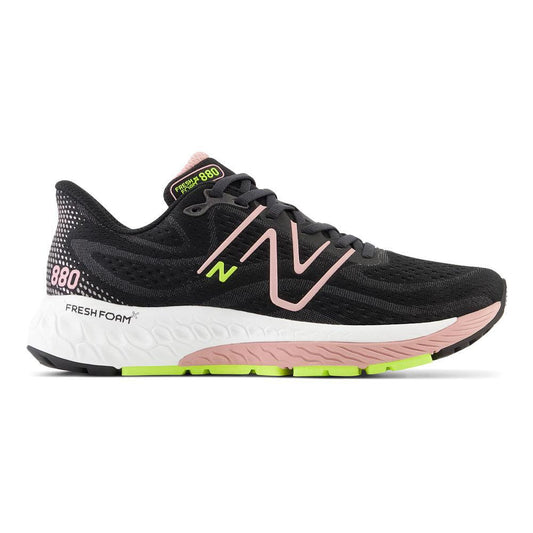 Women's New Balance Fresh Foam X 880v13, Black/Pink Moon, 10.5 B Medium