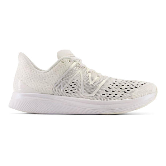 Women's New Balance FuelCell SuperComp Pacer, White/White Iridescent, 10.5 B Medium