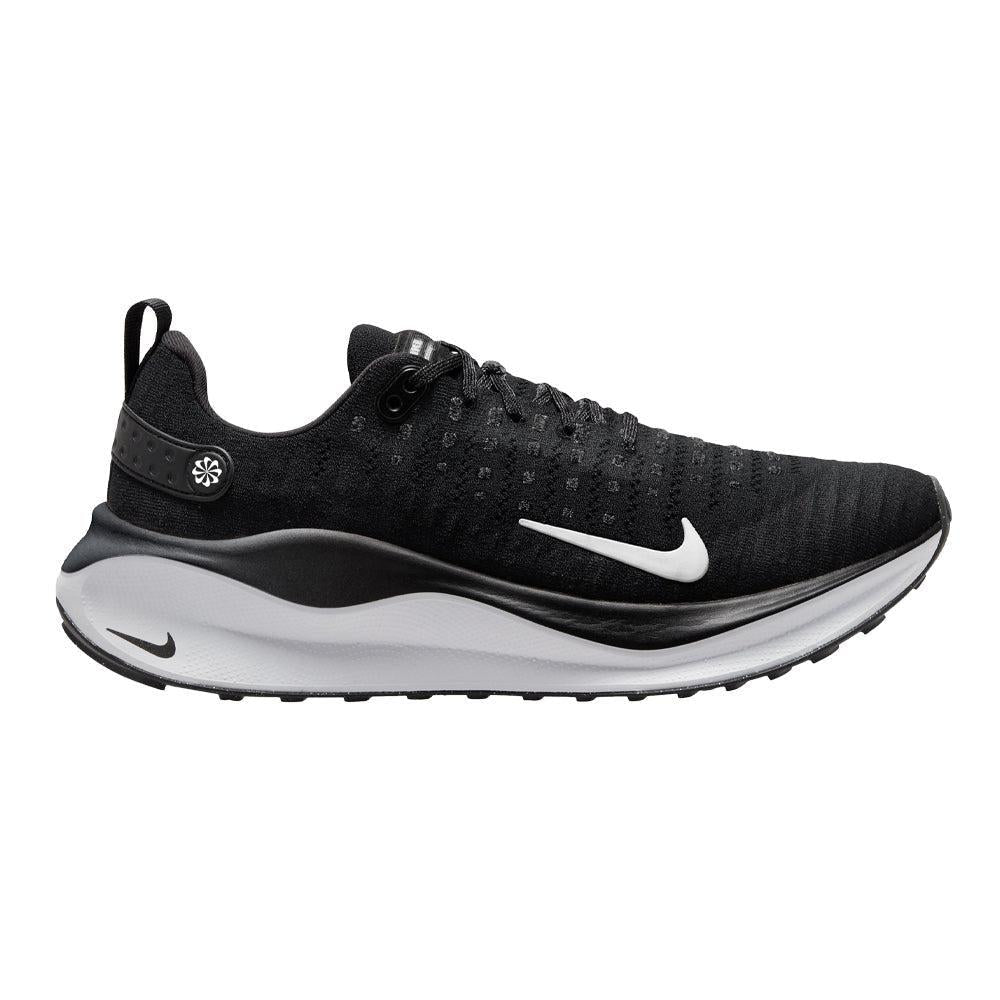 Women's Nike InfinityRN 4, Black/White/Dark Grey, 7 B Medium