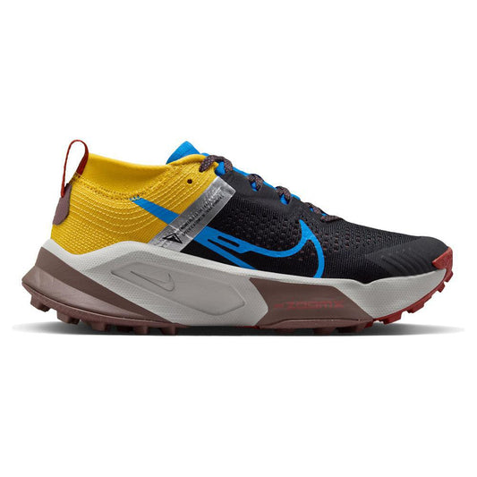 Women's Nike Zegama, Black/LT Photo Blue-Vivid Sulfur, 7 B Medium