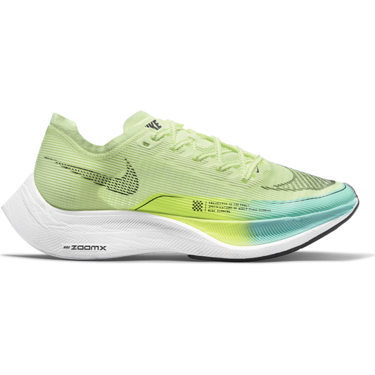 Women's Nike ZoomX Vaporfly Next% 2, Barely Volt/Black-Dynamic Turquoise-Volt, 10 B Medium