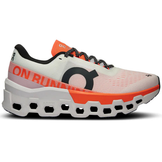 Women's On Cloudmonster 2, Undyed/Flame, 8.5 B Medium