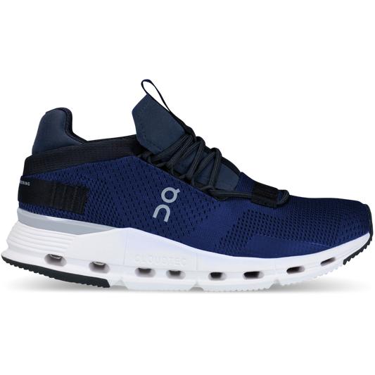 Women's On Cloudnova, Navy/White, 7 B Medium