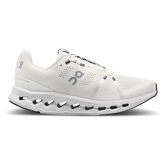 Women's On Cloudsurfer, White/Frost, 5 B Medium
