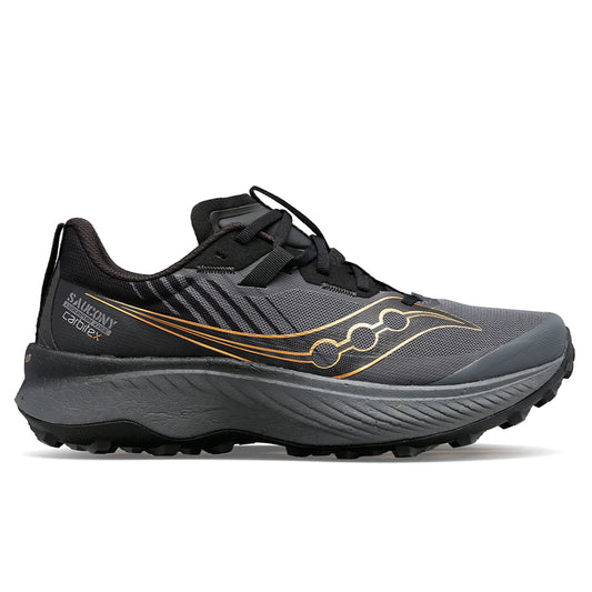 Women's Saucony Endorphin Edge, Black/Goldstk, 10.5 B Medium