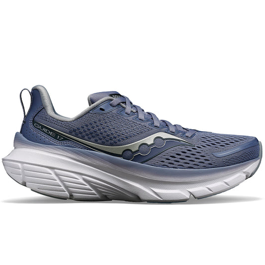 Women's Saucony Guide 17, Iris, 7.5 D Wide