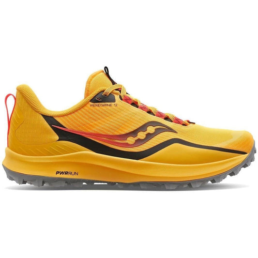 Women's Saucony Peregrine 12, ViziGold/ViziRed, 8.5 B Medium