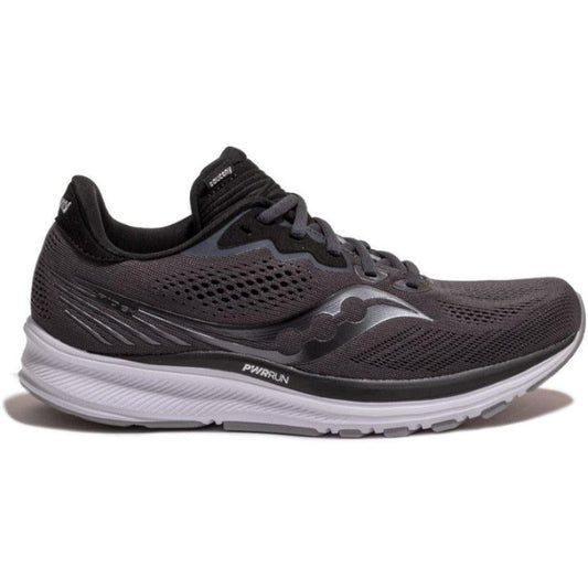Women's Saucony Ride 14, Charcoal/Black, 11.5 B Medium