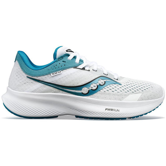 Women's Saucony Ride 16, White/Ink, 6.5 B Medium