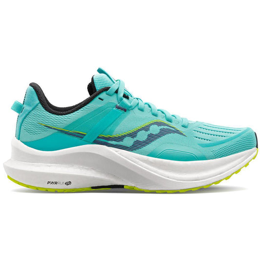 Women's Saucony Tempus, Cool Mint/Acid, 7.5 B Medium