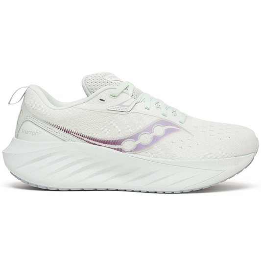 Women's Saucony Triumph 22, White/Foam, 6 B Medium