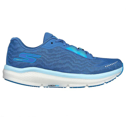 Women's Skechers Go Run Ride 10, Blue, 7.5 B Medium