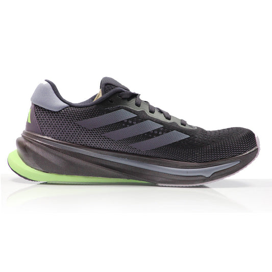 Women's Adidas Supernova Rise, Aurora Black/Shadow Violet/Grey Spark, 6 B Medium