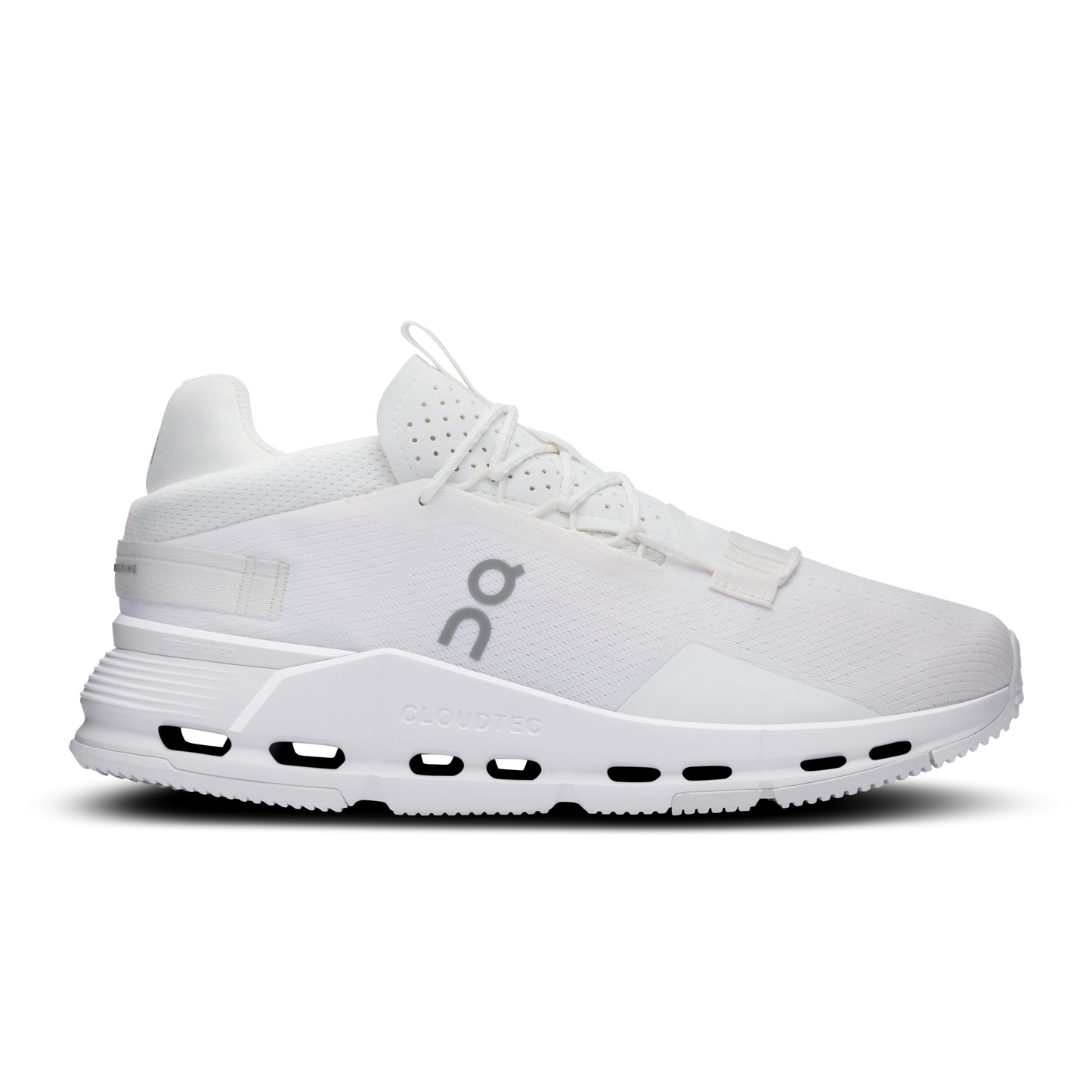 Women's On Cloudnova 2, All White, 5 B Medium