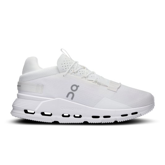 Women's On Cloudnova 2, All White, 5 B Medium