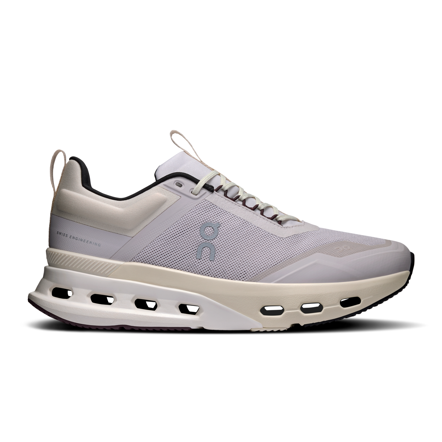 Women's On Cloudnova X, Silver/Mulberry, 6.5 B Medium