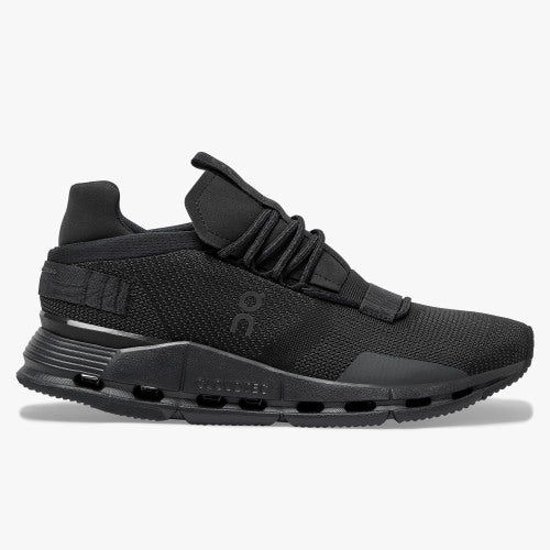Women's On Cloudnova, Black/Eclipse, 5 B Medium