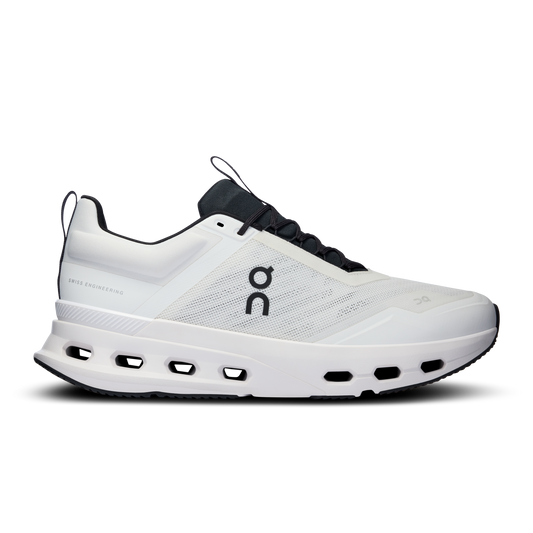 Men's On Cloudnova X, White/Black, 10 D Medium