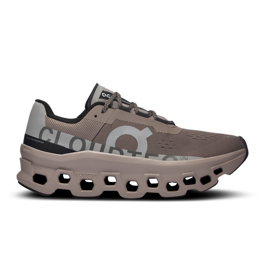 Women's On Cloudmonster, Cinder/Fog, 5 B Medium