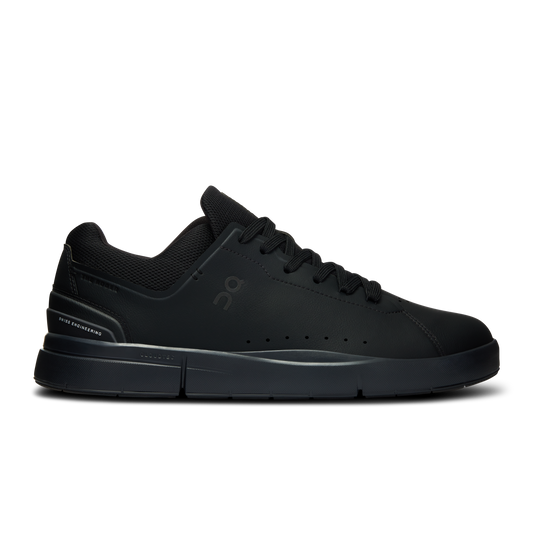Men's On The Roger Advantage 2, All Black, 11.5 D Medium