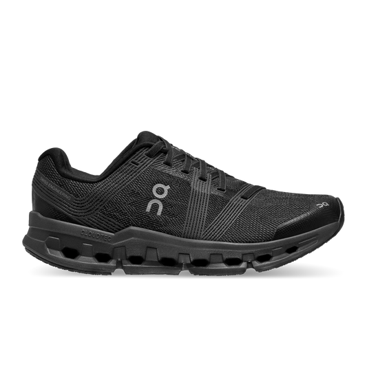 Women's On Cloudgo, Black/Eclipse, 7.5 D Wide
