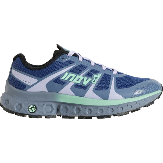 Women's Inov8 Trailfly Ultra G 300 Max, Navy/Mint/Black, 10 B Medium