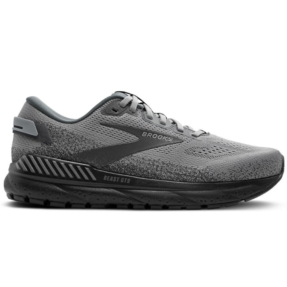 Men's Brooks Beast GTS 24, Primer Grey/Ebony, 14 D Medium