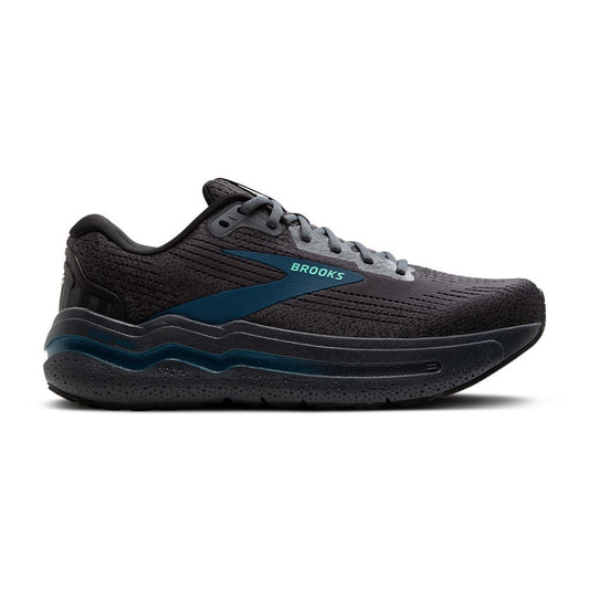 Men's Brooks Ghost Max 2, Ebony/Cockatoo/Blue Sapphire, 10.5 D Medium