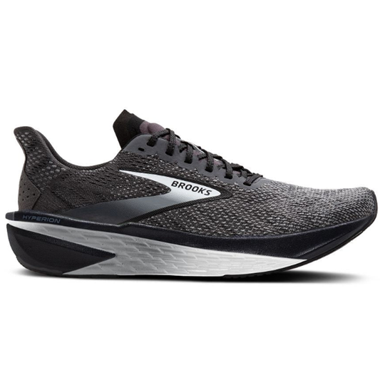 Men's Brooks Hyperion 2, Black/Ebony/Primer Gray, 10 D Medium