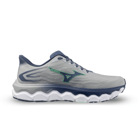 Men's Mizuno Wave Horizon 8, Pearl Blue/Vintage Indigo, 10 D Medium