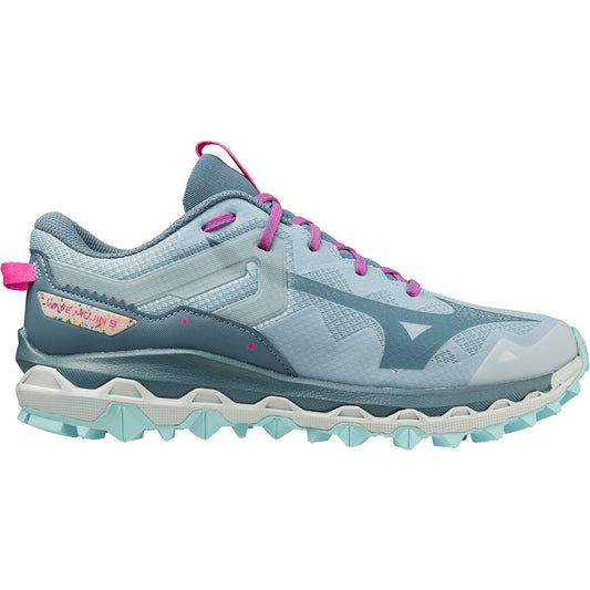 Women's Mizuno Wave Mujin 9, Forget Me Not/Nimbus Cloud, 7.5 B Medium