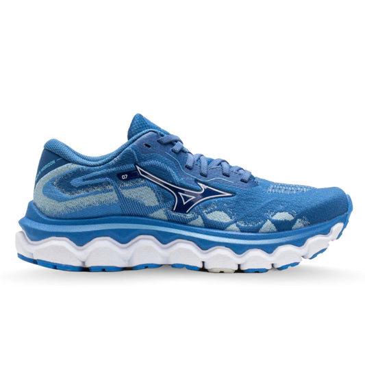 Women's Mizuno Wave Horizon 7, Federal Blue/White, 8 B Medium