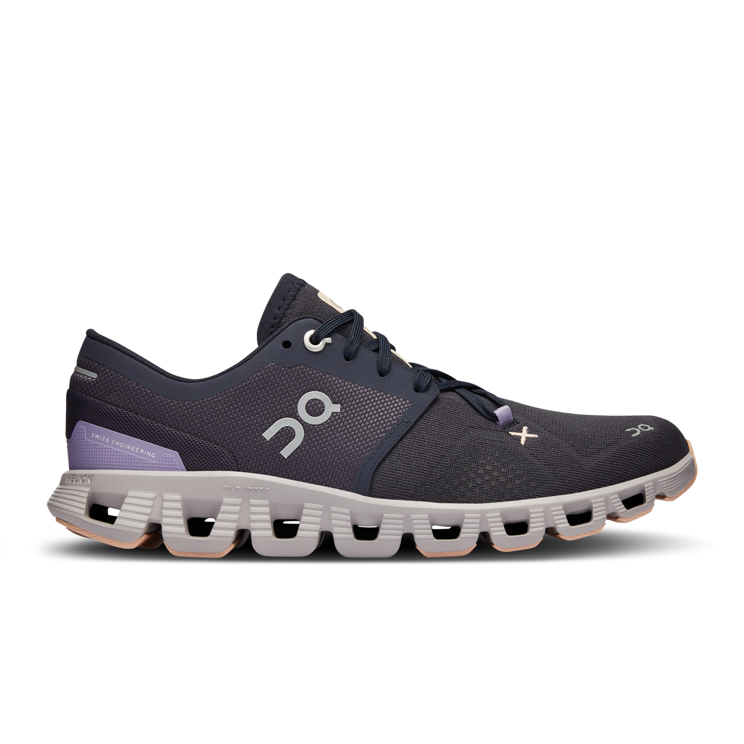 Women's On Cloud X 3, Iron/Fade, 6.5 B Medium