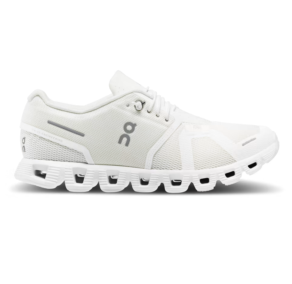 Women's On Cloud 5, Undyed-White/White, 10.5 B Medium