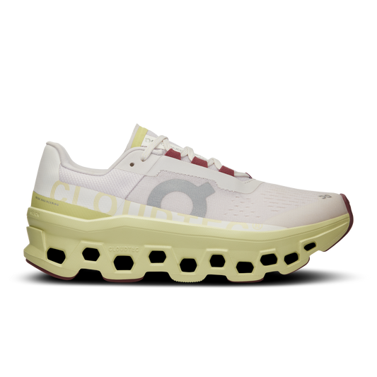 Women's On Cloudmonster, Frost/Acacia, 9.5 B Medium