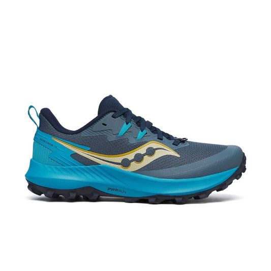 Women's Saucony Peregrine 14, Mirage/Viziblue, 7.5 B Medium