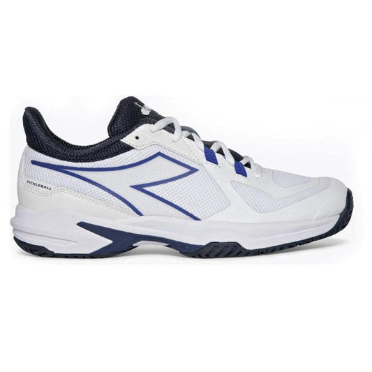 Men's Diadora Trofeo 2 All Ground, White/Surf the Web/Blue, 8.5 D Medium