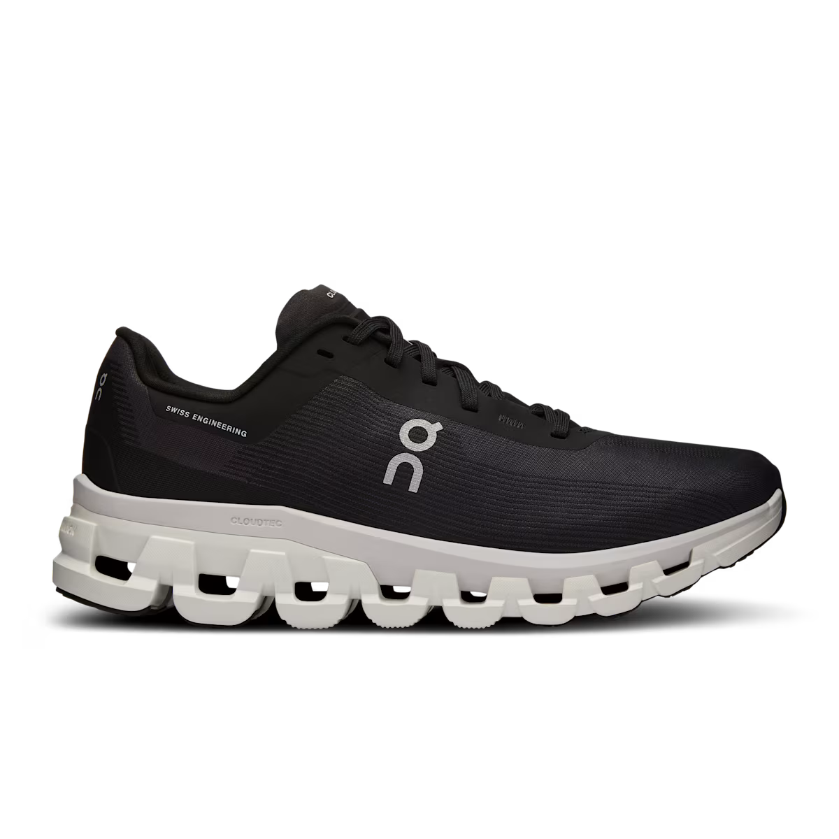 Women's On Cloudflow 4, Pearl/Black, 6.5 B Medium