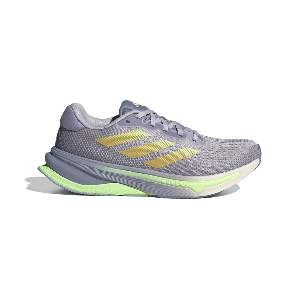 Women's Adidas Supernova Solution, Silver Dawn/Spark/Green Spark, 6 B Medium