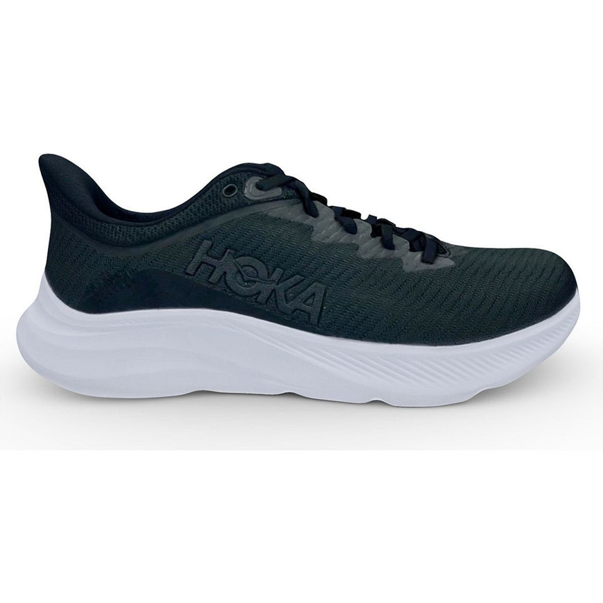 Women's Hoka Solimar, Black/White, 8.5 D Wide