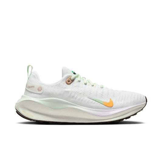 Women's Nike InfinityRN 4, White/Multi/Color/Sail/Vapor Green, 8 B Medium