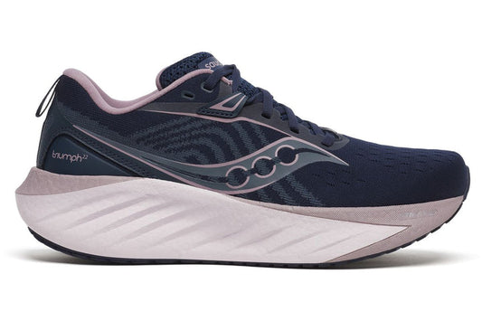 Women's Saucony Triumph 22, Navy/Dusk, 10 B Medium