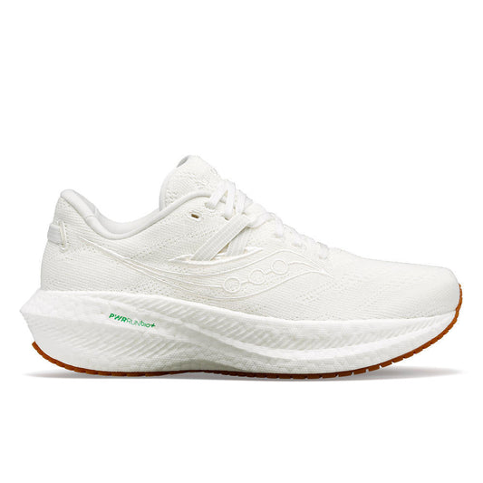 Women's Saucony Triumph RFG, White, 7 B Medium