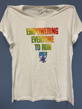 Load image into Gallery viewer, Empowering Everyone to Run - Rainbow Tee Shirt